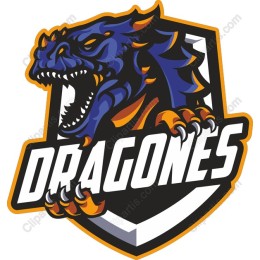 Fierce Dragones Dragon Mascot
