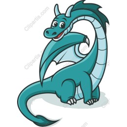 Playful Cartoon Dragon