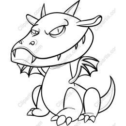 Charming Playful Dragon