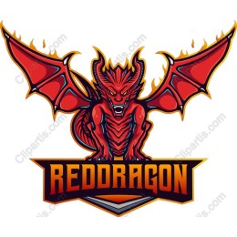 Fierce Red Dragon
