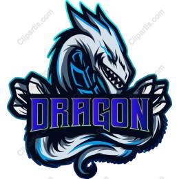 Fierce Blue Dragon