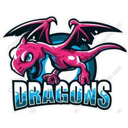 Vibrant Pink Dragon