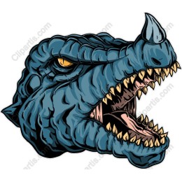Fierce Dinosaur Head