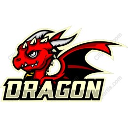 Vibrant Red Dragon