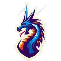 Vibrant Mythical Dragon