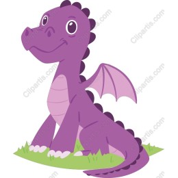 Playful Purple Dragon