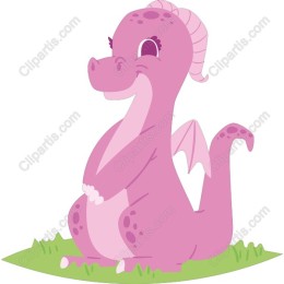 Cute Pink Dragon