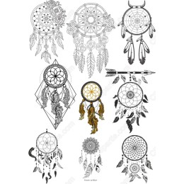 Dream Catcher Clipart Set