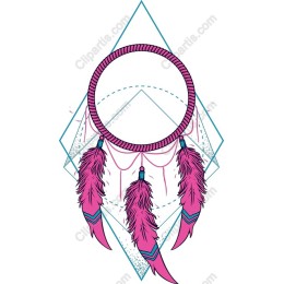 Vibrant Pink Dreamcatcher