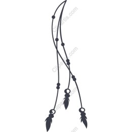Bohemian Feather Ornament
