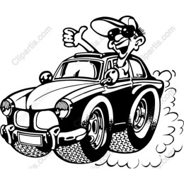Playful Cartoon Car Adventure