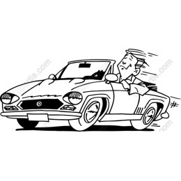 Joyful Cartoon Car