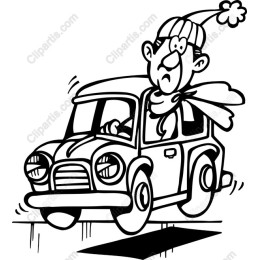 Whimsical Cartoon Car Adventure