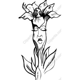Floral Face