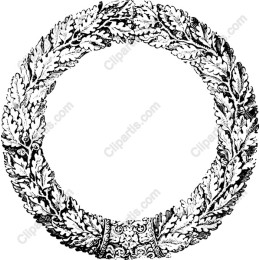 Elegant Oak Leaf Wreath