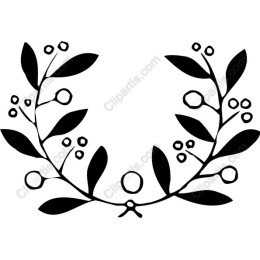 Elegant Floral Wreath