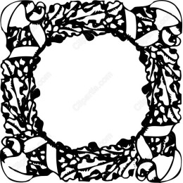 Ornamental Wreath Frame