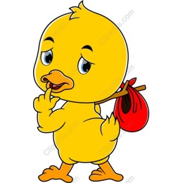 Adventurous Yellow Chick