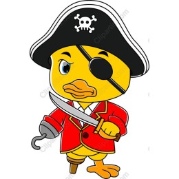 Playful Pirate Duck