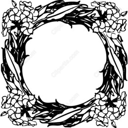 Elegant Floral Wreath