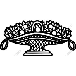 Elegant Ornate Fruit Basket