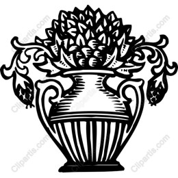 Elegant Vintage Floral Vase