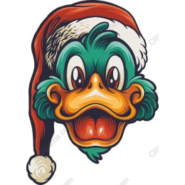 Festive Duck - Santa Hat