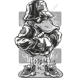 Cool Military Duck