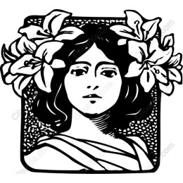 Elegant Floral Lady