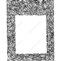 Elegant Floral Frame