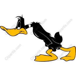 Whimsical Cartoon Duck