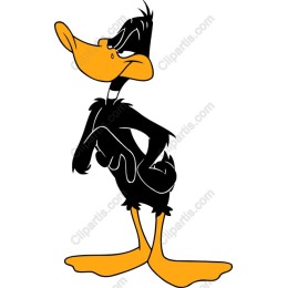 Charming Cartoon Duck