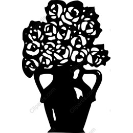 Elegant Rose Bouquet in Decorative Vase