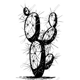 Stylized Cactus