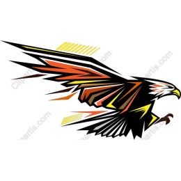 Striking Soaring Eagle