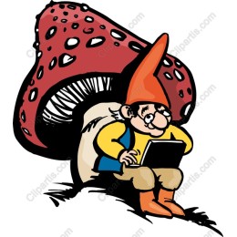 Gnome Under Mushroom