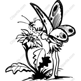 Whimsical Butterfly Fairy
