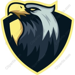 Fierce Eagle in Shield