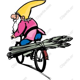 Gnome on Bicycle
