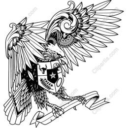Majestic Eagle with Shield