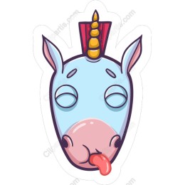 Playful Unicorn Head