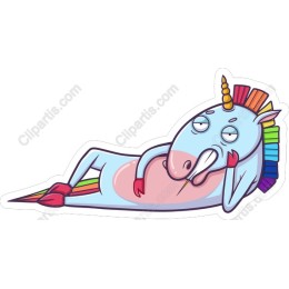 Relaxed Rainbow Unicorn