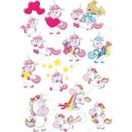 Unicorn Clipart Bundle - Whimsical s