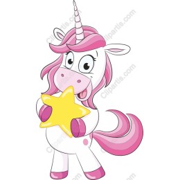 Whimsical Unicorn with Star