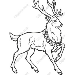 Charming Prancing Reindeer