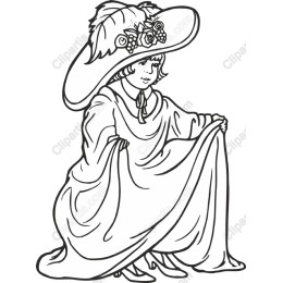Elegant Vintage Lady