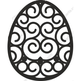 Ornamental Egg Swirl