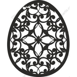 Elegant Ornate Egg