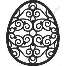 Elegant Filigree Egg