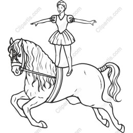 Ballet Dancer on Horse